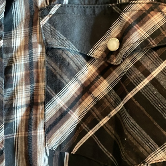 Men’s western pearl button shirt size Large - Picture 3 of 5